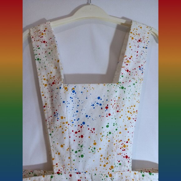 Handmade A-line Midi Pinafore Apron Pullover Jumper Butterick Pattern 6671 - Picture 4 of 13